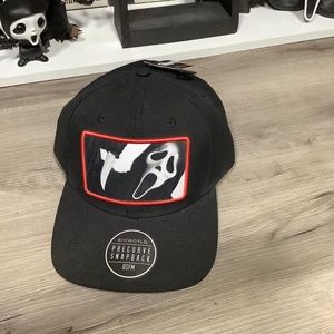 Bio world Precurve Snap Back Ghostface Hat One Size Fits Most